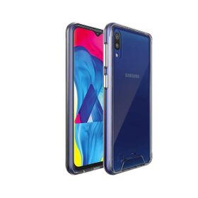 Gpack Samsung Galaxy M10 Gard Nitro Şeffaf Sert Şeffaf Silikon Kılıf