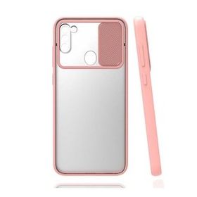 Gpack Samsung Galaxy M11 Hux Kamera Korumalı Silikon Lila Kılıf