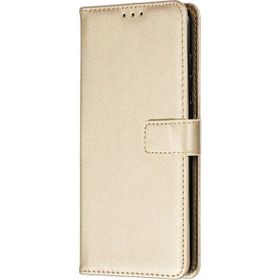 Gpack Samsung Galaxy M11 LocaL Cüzdan Standlı Kartvizitli Gold Kılıf