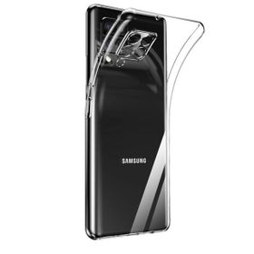Gpack Samsung Galaxy M12 Kamera Korumalı Şeffaf Silikon Renksiz Kılıf