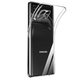 Gpack Samsung Galaxy M12 Kamera Korumalı Şeffaf Silikon Renksiz Kılıf