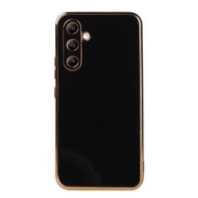 Gpack Samsung Galaxy M14 Bark Parlak Silikon Renkli Kenarları Rose Kılıf