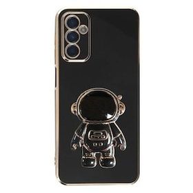 Gpack Samsung Galaxy M14 Kamera Korumalı Astronot Desenli Standlı Silikon Kılıf