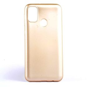 Gpack Samsung Galaxy M21 Premier Silikon Esnek Koruma Altın Kılıf