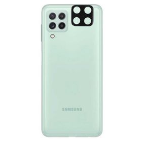 Gpack Samsung Galaxy M22 Kamera Sürgülü Kapatmalı Silikon Siyah Kılıf