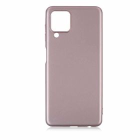 Gpack Samsung Galaxy M22 Mat Renkli Korumalı Premier Silikon Bronz Kılıf