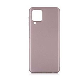 Gpack Samsung Galaxy M22 Mat Renkli Korumalı Premier Silikon Bronz Kılıf