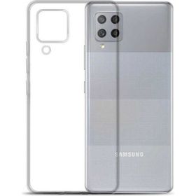 Gpack Samsung Galaxy M22 Süper Silikon Lüx Korumalı Şeffaf Kılıf