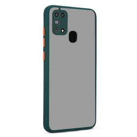 Gpack Samsung Galaxy M31S Kamera Korumalı Silikon Şeffaf Kılıf
