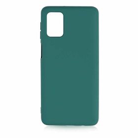 Gpack Samsung Galaxy M31S Mara Silikon Mat Soft Korumalı Lansman Yeşil Kılıf