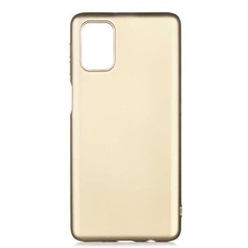 Gpack Samsung Galaxy M31S Premier Silikon Esnek Koruma Gold Kılıf