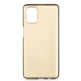 Gpack Samsung Galaxy M31S Premier Silikon Esnek Koruma Gold Kılıf