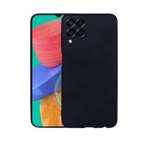 Gpack Samsung Galaxy M33 Mat Lüks Kamera Korumalı Premier Silikon Siyah Kılıf