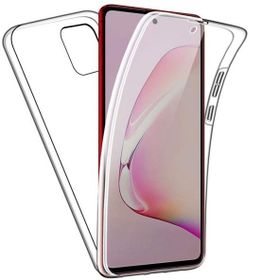 Gpack Samsung Galaxy Note 10 Lite Ön Arka Şeffaf Silikon Koruma Renksiz Kılıf