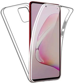 Gpack Samsung Galaxy Note 10 Lite Ön Arka Şeffaf Silikon Koruma Renksiz Kılıf
