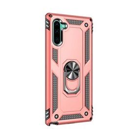 Gpack Samsung Galaxy Note 10 Vega Standlı Yüzüklü Mıknatıslı Kırmızı Cep Telefonu Kılıf