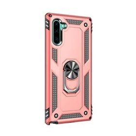 Gpack Samsung Galaxy Note 10 Vega Standlı Yüzüklü Mıknatıslı Kırmızı Cep Telefonu Kılıf