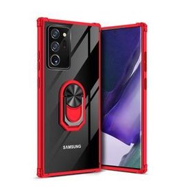 Gpack Samsung Galaxy Note 20 Tank Motta Standlı Yüzüklü Mıknatıslı Lacivert Kılıf