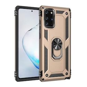Gpack Samsung Galaxy Note 20 Tank Motta Standlı Yüzüklü Mıknatıslı Lacivert Kılıf