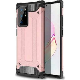 Gpack Samsung Galaxy Note 20 Ultra Tank Motta Standlı Yüzüklü Mıknatıslı Siyah Kılıf