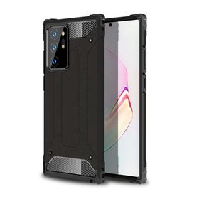 Gpack Samsung Galaxy Note 20 Ultra Tank Motta Standlı Yüzüklü Mıknatıslı Siyah Kılıf