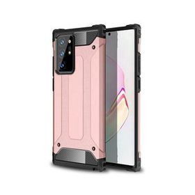 Gpack Samsung Galaxy Note 20 Ultra Tank Motta Standlı Yüzüklü Mıknatıslı Siyah Kılıf