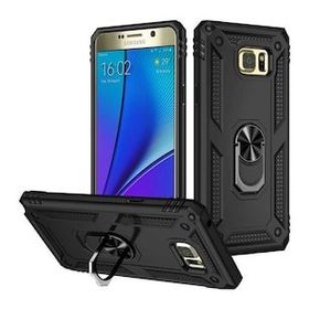 Gpack Samsung Galaxy Note 5 Vega Tank Standlı Yüzüklü Mıknatıslı Kırmızı Kılıf