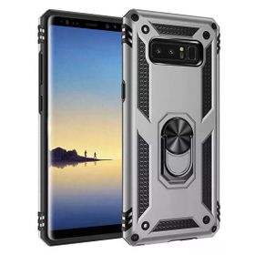 Gpack Samsung Galaxy Note 8 Çift Katmanlı Tank Yüzüklü Mıknatıslı Vega Kapak Kırmızı Cep Telefonu Kılıf