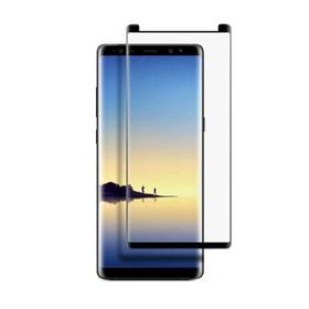 Gpack Samsung Galaxy Note 8 Room Silikon Lacivert Kılıf + Full Kapatan Renkli Cam