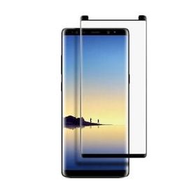 Gpack Samsung Galaxy Note 8 Room Silikon Lacivert Kılıf + Full Kapatan Renkli Cam