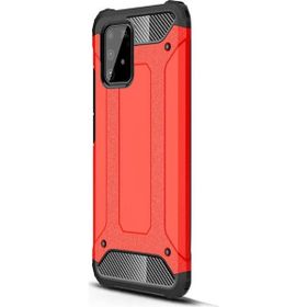 Gpack Samsung Galaxy S10 Lite Crash Tank Çift Katman Koruyucu Kırmızı Cep Telefonu Kılıf