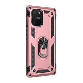 Gpack Samsung Galaxy S10 Lite Crash Tank Çift Katman Koruyucu Kırmızı Cep Telefonu Kılıf