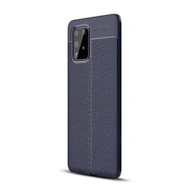 Gpack Samsung Galaxy S10 Lite Niss Deri Görünümlü Kırmızı Silikon Cep Telefonu Kılıf