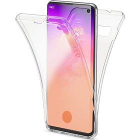 Gpack Samsung Galaxy S10 Ön Arka Şeffaf Koruma Şeffaf Silikon Kılıf