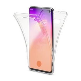 Gpack Samsung Galaxy S10 Ön Arka Şeffaf Koruma Şeffaf Silikon Kılıf