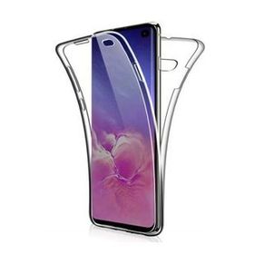 Gpack Samsung Galaxy S10 Plus Ön Arka Şeffaf Koruma Şeffaf Silikon Kılıf