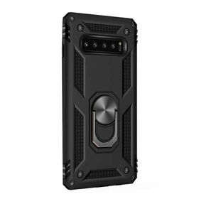 Gpack Samsung Galaxy S10 Vega Standlı Yüzüklü Mıknatıslı Kırmızı Kılıf