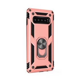 Gpack Samsung Galaxy S10 Vega Standlı Yüzüklü Mıknatıslı Kırmızı Kılıf