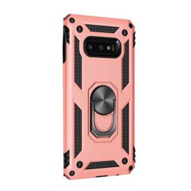 Gpack Samsung Galaxy S10e Vega Standlı Yüzüklü Mıknatıslı Kırmızı Kılıf
