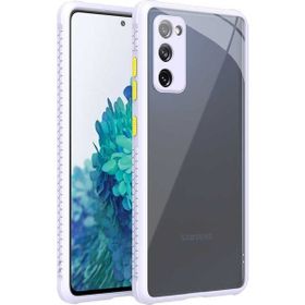 Gpack Samsung Galaxy S20 Fe Kaff Kamera Koruma Arkası Şeffaf Silikon Beyaz Kılıf
