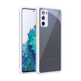 Gpack Samsung Galaxy S20 Fe Kaff Kamera Koruma Arkası Şeffaf Silikon Beyaz Kılıf