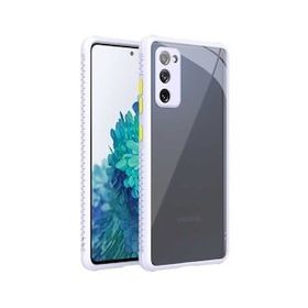 Gpack Samsung Galaxy S20 Fe Kaff Kamera Koruma Arkası Şeffaf Silikon Beyaz Kılıf