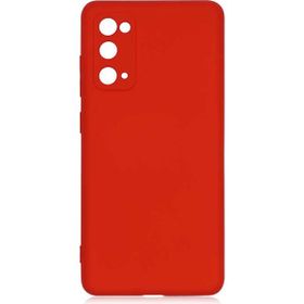 Gpack Samsung Galaxy S20 Fe Mara Silikon Mat Soft Kamera Korumalı Lansman Kırmızı Kılıf