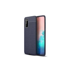 Gpack Samsung Galaxy S20 Niss Silikon Deri Görünümlü Kırmızı Kılıf