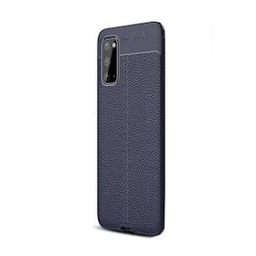Gpack Samsung Galaxy S20 Niss Silikon Deri Görünümlü Kırmızı Kılıf
