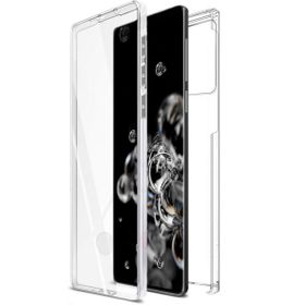 Gpack Samsung Galaxy S20 Ön Arka Şeffaf Silikon Koruma Şeffaf Kılıf