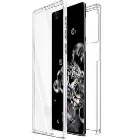 Gpack Samsung Galaxy S20 Ön Arka Şeffaf Silikon Koruma Şeffaf Kılıf