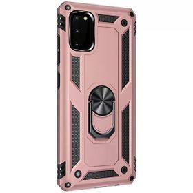 Gpack Samsung Galaxy S20+ Plus Tank Koruma Vega Standlı Yüzüklü Mıknatıslı Kırmızı Kılıf