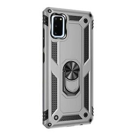 Gpack Samsung Galaxy S20 Tank Koruma Vega Standlı Yüzüklü Mıknatıslı Kırmızı Kılıf