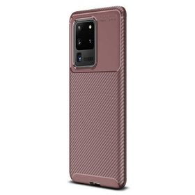 Gpack Samsung Galaxy S20 Ultra Negro Karbon Dizayn Silikon Siyah Kılıf